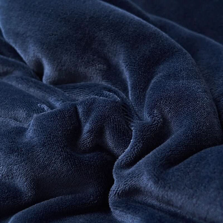 Vändbar Sherpa-fleece Filt för Säng och Soffa