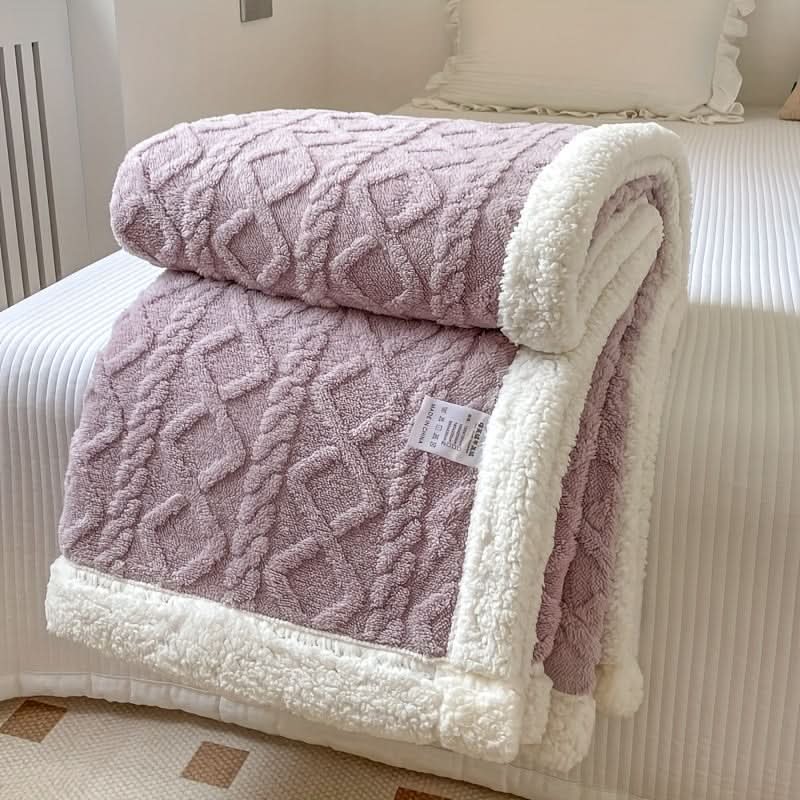 Mjuk Komfort Filt för Säng, Soffa, och Resa