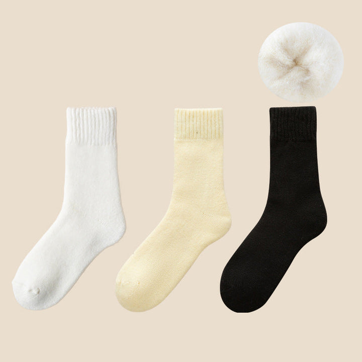 Fodrade värmestrumpor unisex med mjukt fleecefoder, 3 par