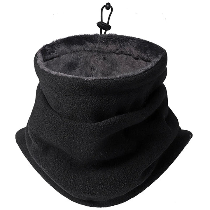 Balaclava och halsvärmare i fleece med mjukt foder och spänne