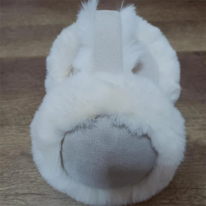 Fluffiga öronmuffar på vadderat diadem med skön passform